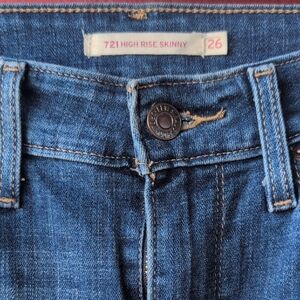 Levi's Women's 721 High Rise Skinny Jeans - Dark Blue